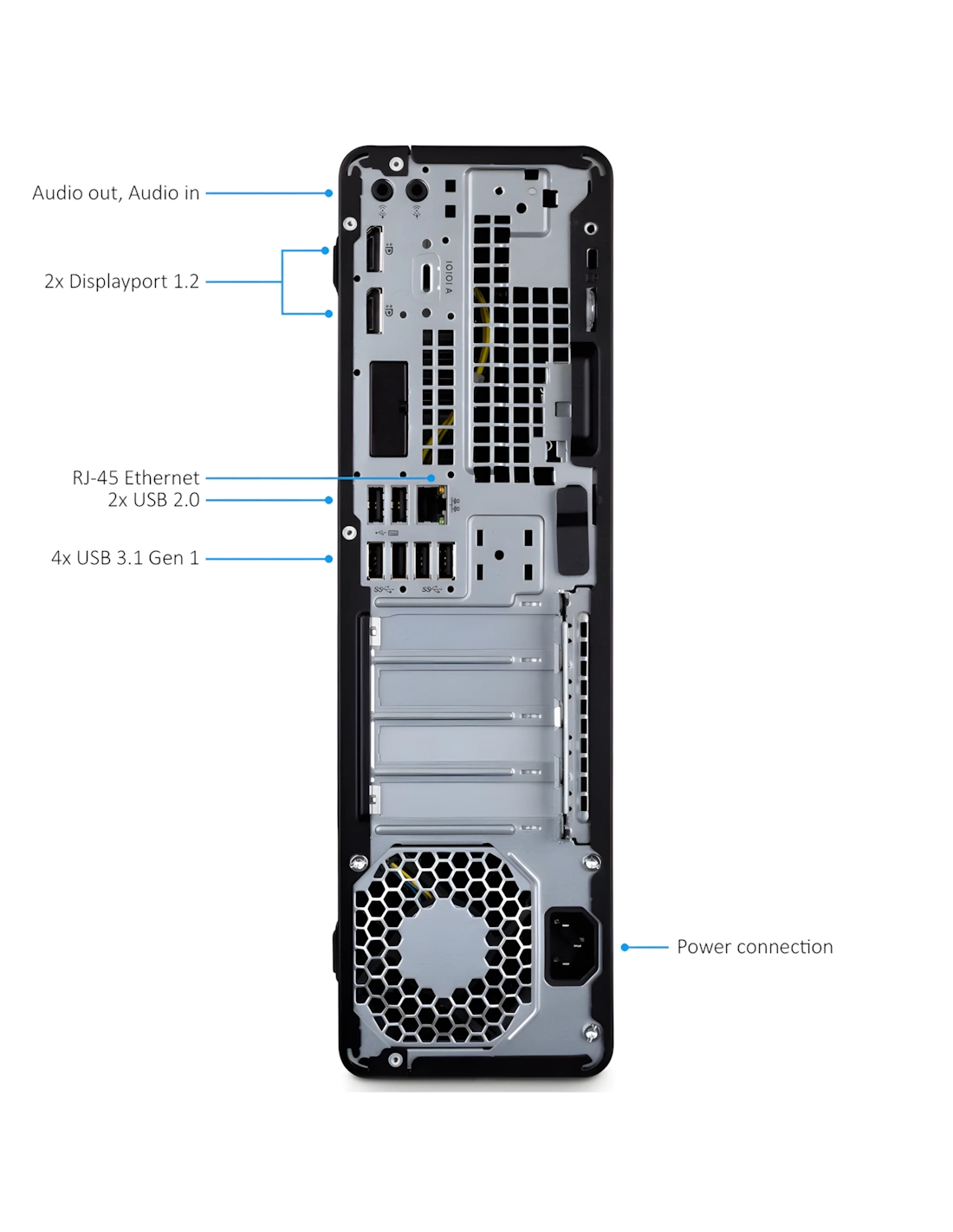 HP MINI CASE DESKTOP SFF 800 G3 I5 7TH 8GBRAM 500HDD 3
