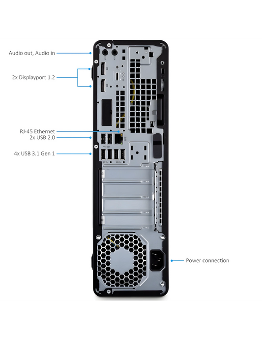 HP MINI CASE DESKTOP SFF 800 G3 I5 7TH 8GBRAM 500HDD 3