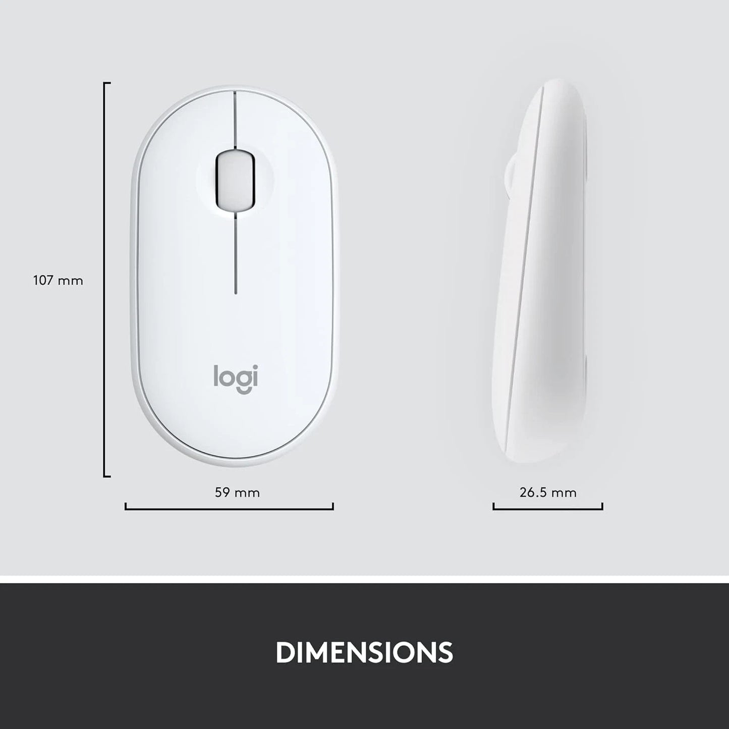Logitech MK470 Slim Wireless Combo - White